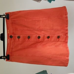 ANTHRO pilcro and the letterpress chino skirt size 8